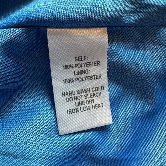 Lulu's Dreams of Love royal blue & red floral sleeveless midi dress size M - Picture 10 of 14